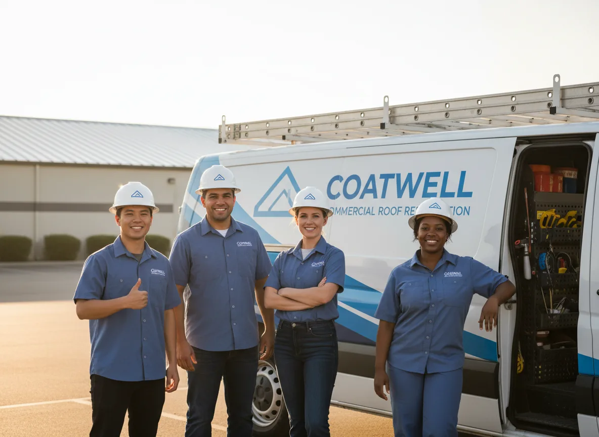 Commercial roof coating company in Republic, KS